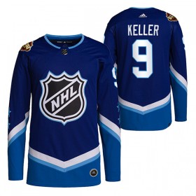 Camisola Arizona Coyotes Clayton Keller 9 2022 NHL All-Star Azul Authentic - Homem